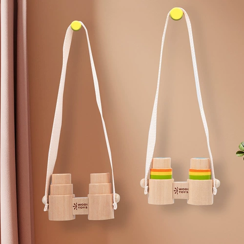 Деревянный портативный телескоп, маленькая дорожная лупа, игрушка, наука и технология