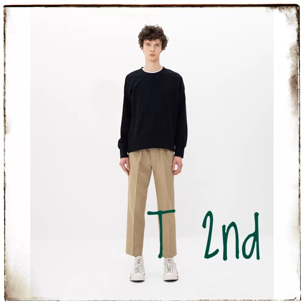 代购VISVIM 23AW BORDER JUMBO KNIT TEE SS (SIC)海岛棉条纹T恤-Taobao