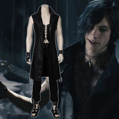 taobao agent Game playing Devil May Cry 5COS new character v full set of cosplay clothing Devil May Cry V sleeveless clothing clothing