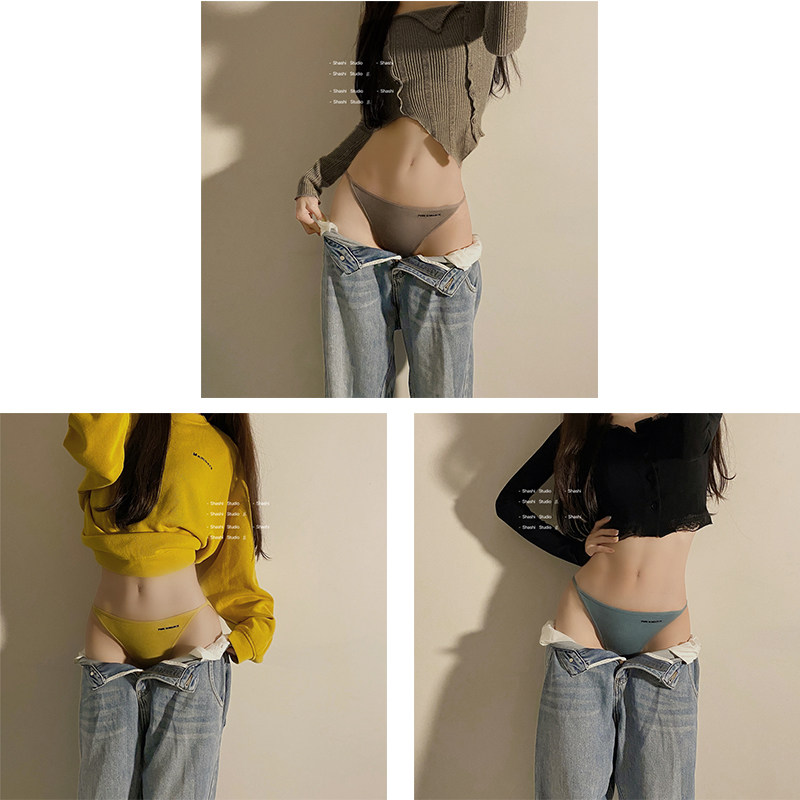 Everyday Essentials Modal Seamless Underwear for Women Pure Cotton Antibacterial Crotch Ladies Low Waist Sexy Pure Desire 2026 New Triangle Shorts
