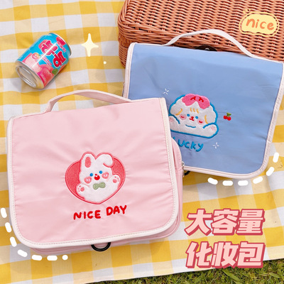 taobao agent Japanese handheld capacious cute foldable organizer bag