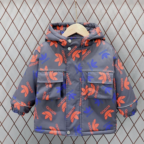 Демисезонный детский пуховик для мальчиков, утепленная куртка, в корейском стиле, увеличенная толщина, коллекция 2021