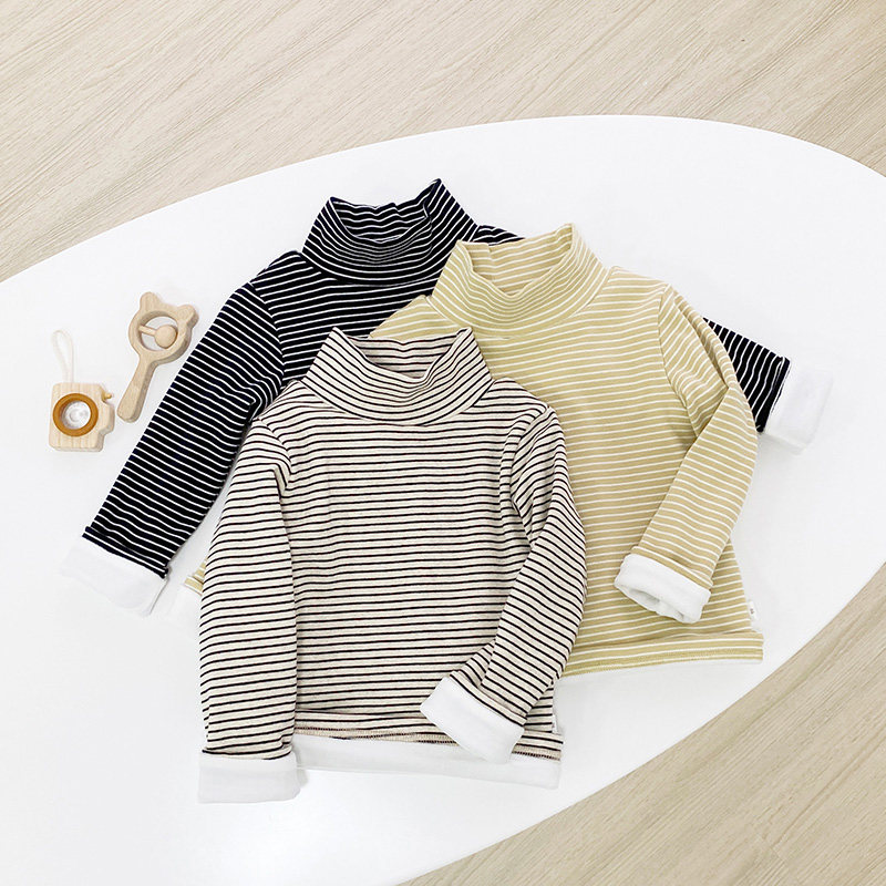Children's warm base body-friendly cotton velvet demi-season thermal underwear for boys, increased thickness