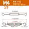 vít vàng Giỏ hoa inox 316/304 vít siết dây dây căng bu lông M4M5M6M8M24 vít inox vít nở Đinh, vít