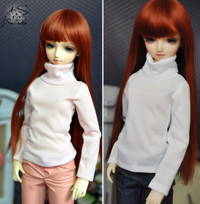 taobao agent M3 BJD baby clothing 4 points and 3 points HID uncle high -necked bottom shirt two colors
