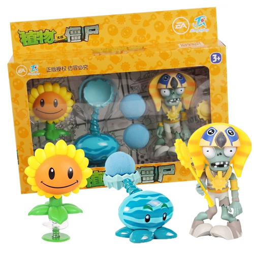 DJI, оригинальные растения против зомби, игрушка, комплект для мальчиков, кукла, полный комплект