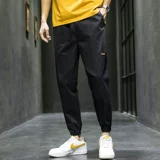 Летние тонкие хлопковые шелковые штаны, свободный крой, подходит для подростков