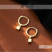 Золотые серьги для влюбленных