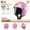 磐石303-亮粉色-透明镜片