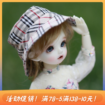 taobao agent 6 points bjd YOSD doll clothes matching skirt double layer literary leisure versatile daily fisherman hat