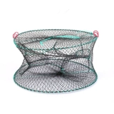 Крабовая клетка жирная складная пружинная клетка Catculture сетка креветки Crim Cage Cage Cage Seaside Grab Crab Tools для моря