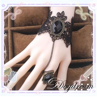 taobao agent Japanese soft sister forest girl Gothic retro literary Lolita ribbon ribbon bracelet jewelry