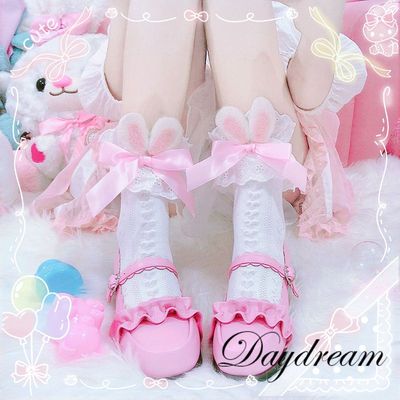 taobao agent Soft lace socks, for girls, Lolita style, lace dress