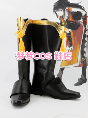 taobao agent Number 2864 Flame Relief Oboro Oboro Cosplay Shoes COS Shampoo Anime Shoes to customize