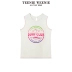 TeenieWeenie gấu áo phông ngắn tay nữ mùa hè mới của phụ nữ không tay áo vest trong thời trang hàng đầu - Áo phông Áo phông