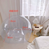 Прозрачный 283 диван подлокотника, с электрическим насосом 85*85 см нагрузки -кора