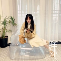 Прозрачный большой диван площадью 220 квадратных, с насосом насоса 85*85*35