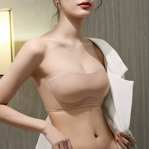 Нескользящое нижнее белье, топ без лямок, защитное белье, летний тонкий бюстгалтер для кормящих грудью