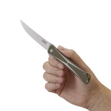 США импортированный CRKT Cross -bone All -Метальный складной нож защита окружает EDC быстро открытие алюминиевой ручки с небольшим ножом