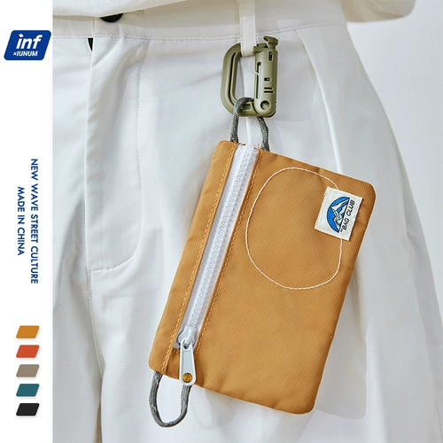 Трендовый универсальный картхолдер, мужская тканевая поясная сумка, кошелек