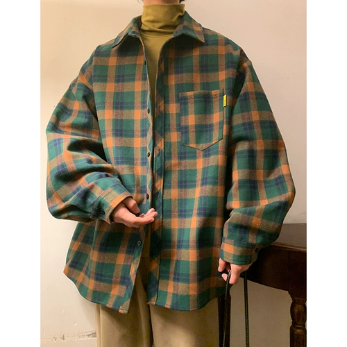 Осенняя рубашка, мужская демисезонная куртка, изысканный стиль