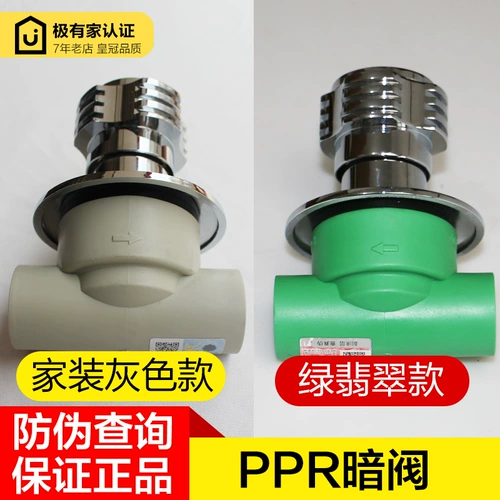PPR PPR Water Tipe Accessories Brand 20 темных клапанов 4 балла 6 очков, чтобы остановить все медные водопроводные трубы PPR.