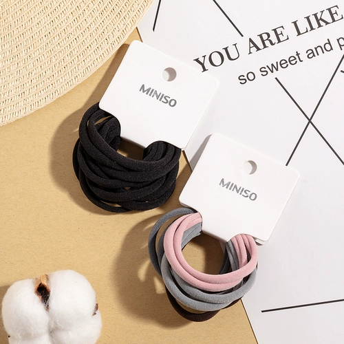 Мягкая базовая резинка для волос, 10 шт, простой и элегантный дизайн, популярно в интернете