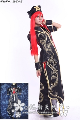 taobao agent Special offer!Oriental Red Devils Township Chinese Mother Red Mei Lingtong embroidered cosplay/Red Meiling COS