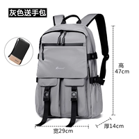 Серый [бесплатная сумочка]