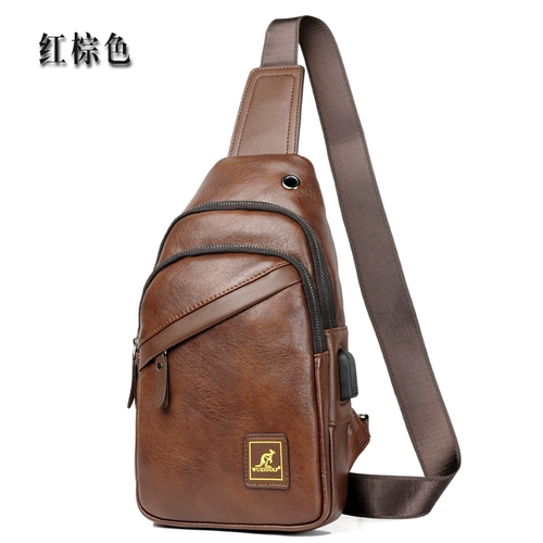 Кенгуру, мужская модная нагрудная сумка, сумка через плечо для отдыха, сумка на одно плечо, трендовый рюкзак, в корейском стиле