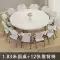 Có thể gập lại bàn tròn tại nhà bàn ăn tròn lớn để bàn nhà đơn giản 10 người bàn ăn tròn bàn ăn căn hộ nhỏ bàn học thông minh dergo Bàn