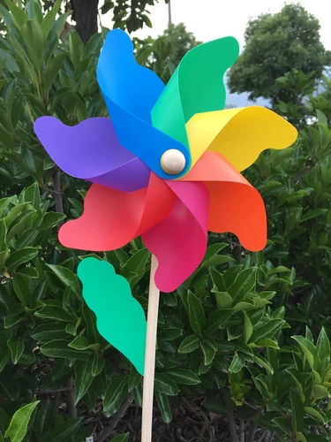 Дорожная пластиковая разноцветная детская игрушка «Ветерок» для детского сада, подарок на день рождения