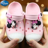 Дисней, детские нескользящие тапочки в стиле Crocs, пляжные мюли, подходят для подростков, подходят для носки на улице