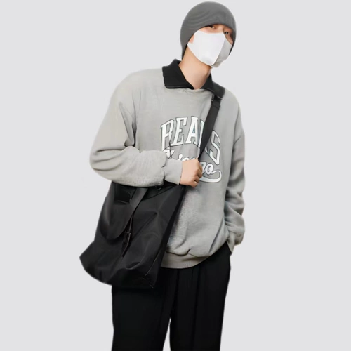 Японская сумка через плечо, брендовая вместительная и большая сумка на одно плечо, барсетка подходит для мужчин и женщин