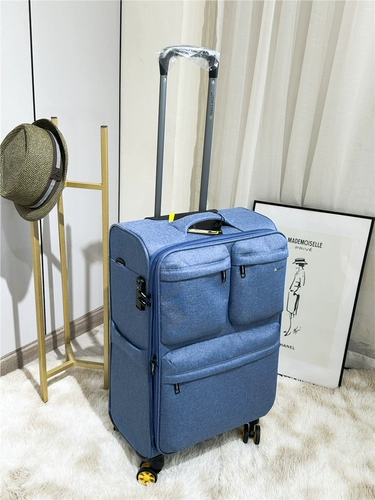 Сверхлегкий универсальный вместительный и большой прочный чемодан, ткань оксфорд, 20 дюймов