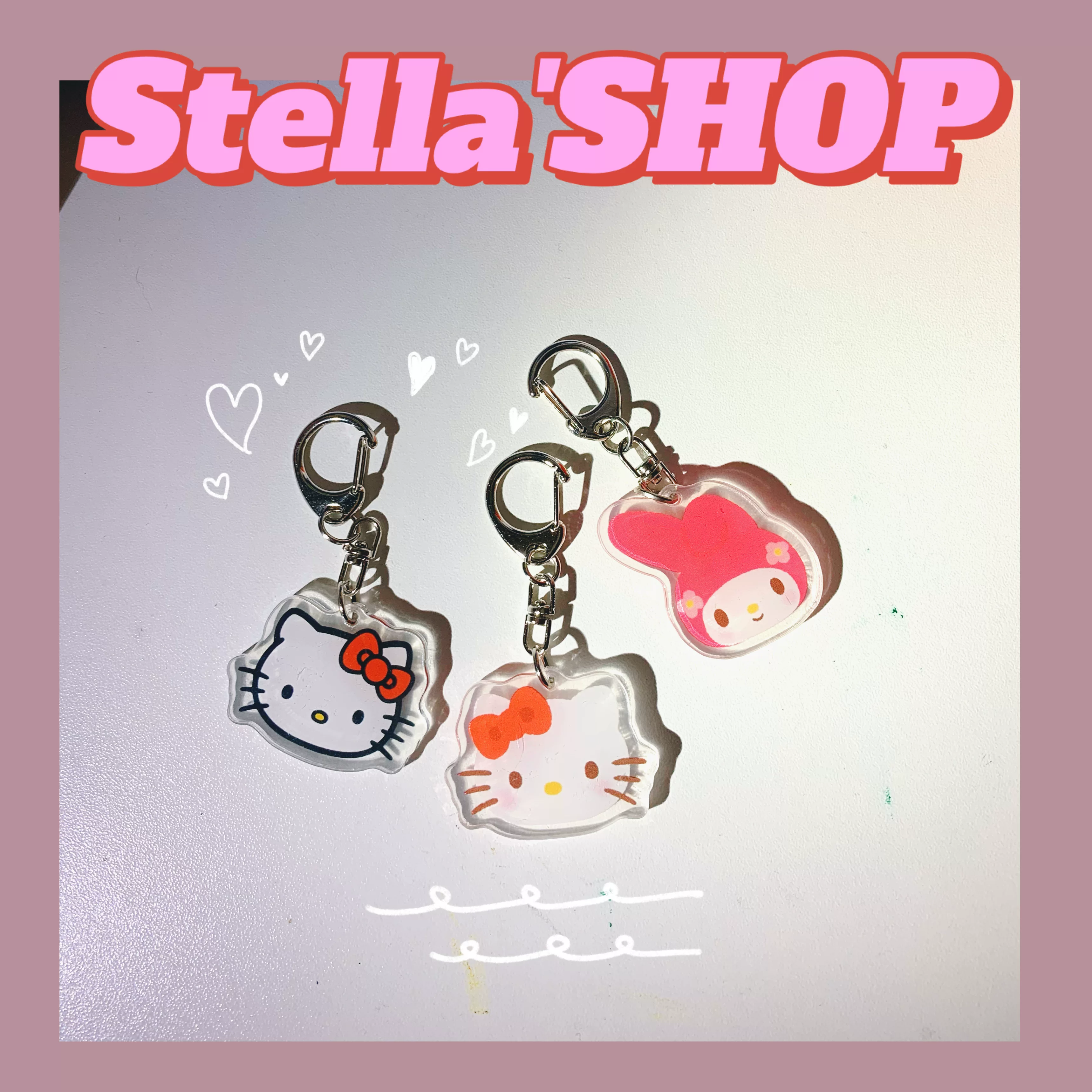 Hello Kitty, милый брелок, мультяшная подвеска, наушники, украшение сумки, (Физические)