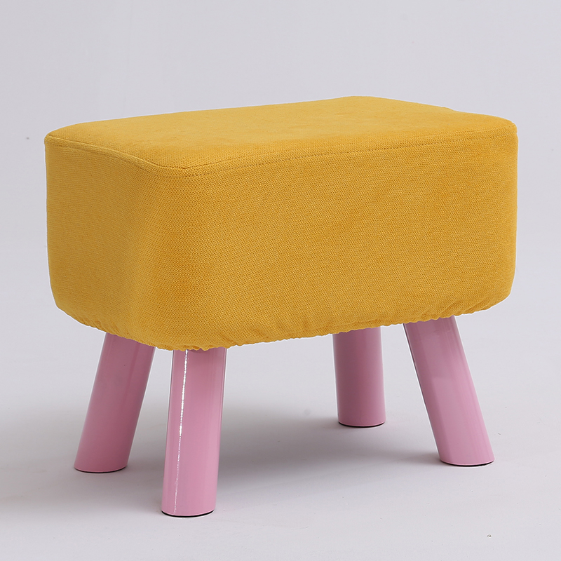 small stool solid wood heightened leather stool square stool creative fashion shoe changing stool fashion fabric sofa low stool bench footstool