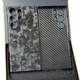 Carbon Fiber MagSafe Kickstand Metal Phone Case – Galaxy S25, Galaxy S24, Galaxy S23