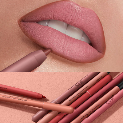 taobao agent Matte waterproof nude lip pencil, long-term effect