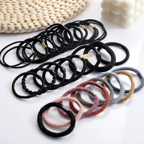 Эластичная резинка для волос ручной работы, аксессуар для волос для взрослых, набор материалов, DIY