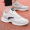 Мужские туфли из туманности Anta 5571 Слоновая кость белая / один градус серого