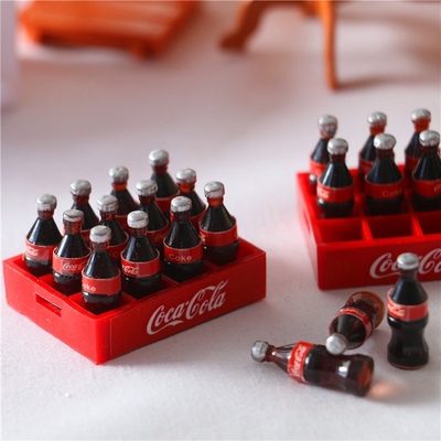 taobao agent Passing home toy Coca -Cola soda one dozen baby house props model