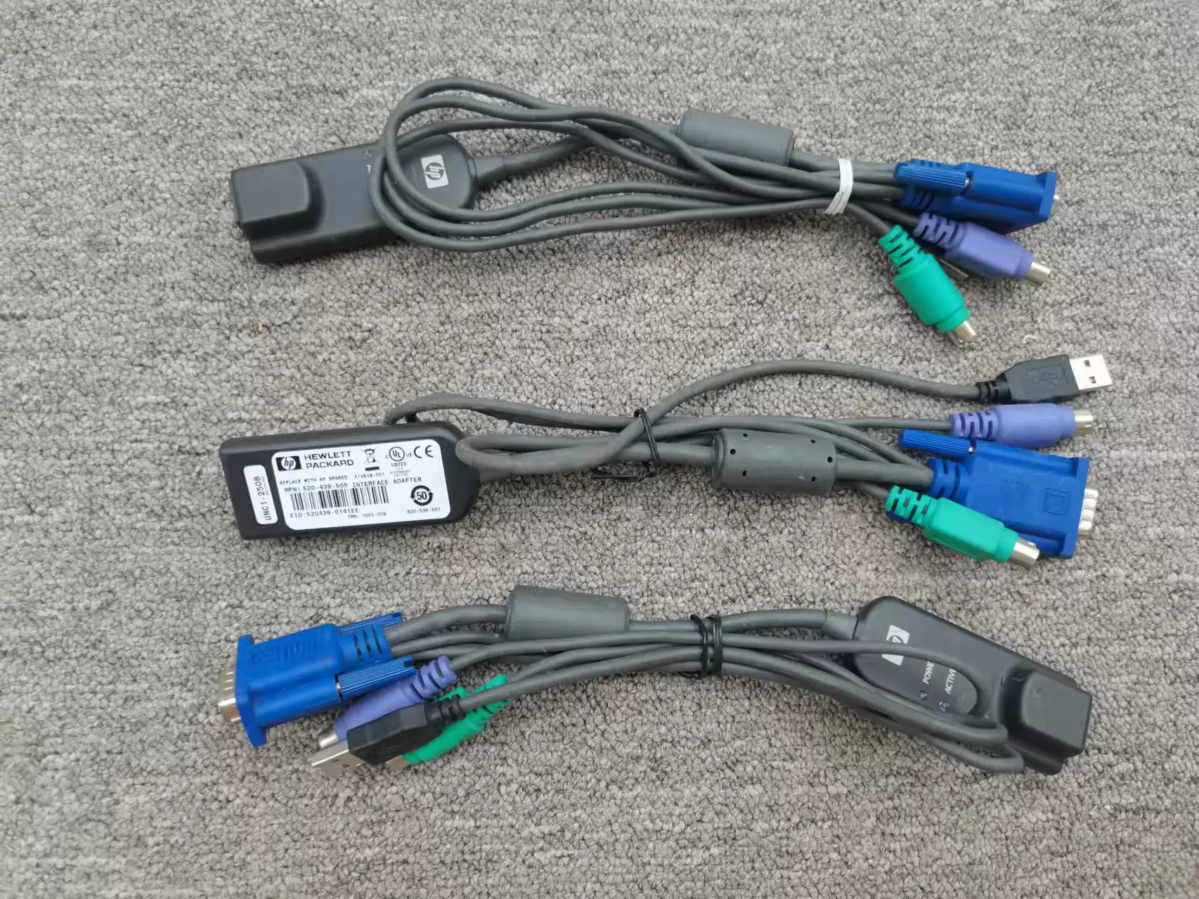 HP AF604A P/N 414619-001 SPS адаптер, ITFC, KVM, PS2/USB