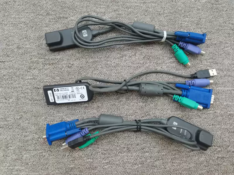 HP AF604A P/N 414619-001 SPS адаптер, ITFC, KVM, PS2/USB