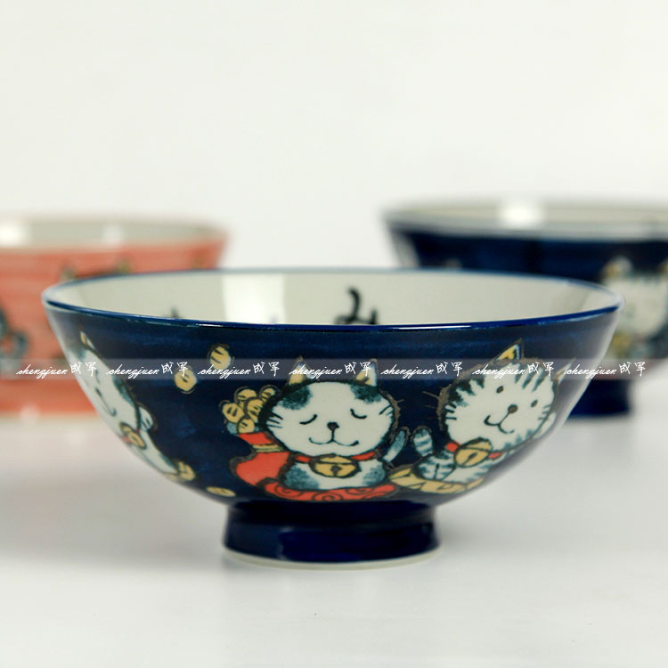 [USD 12.77] Japanese imported ceramic tableware Mizunoyaki handdrawn