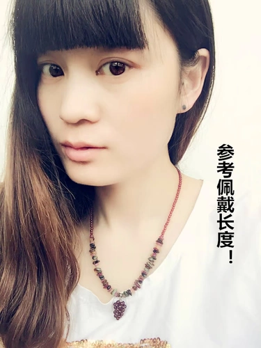 Оригинальная натуральная турмалиновая природная руда из граната, женская модная милая подвеска