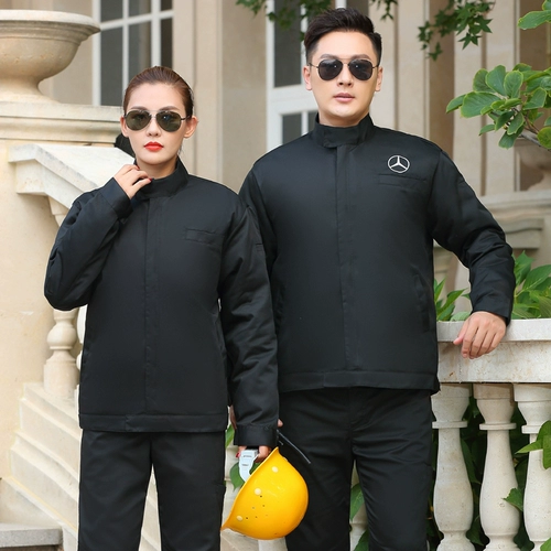 Mercedes Benz, зимняя флисовая утепленная удерживающая тепло куртка для работы, рабочая одежда, делается под заказ