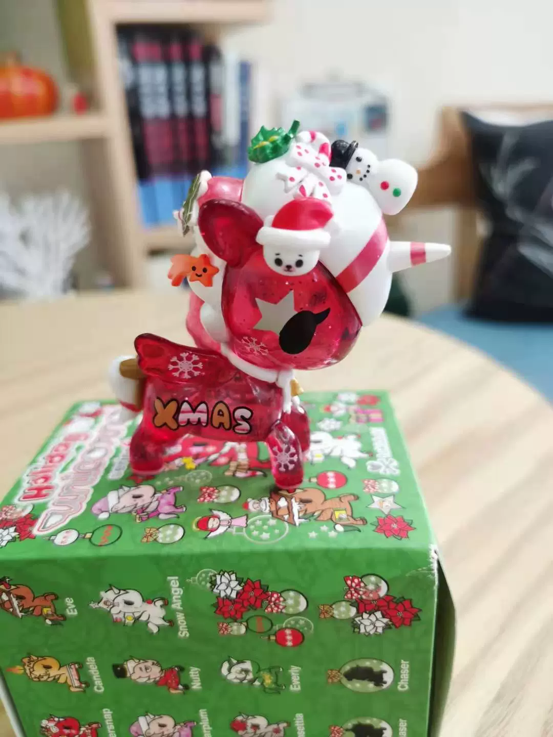 Tokidoki Прозрачный единорог слепое подтверждение снежный кристалл кристалл океан дрейфующая бутылка луна бог принцесса