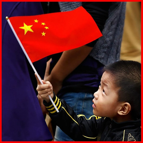 14*21 Игры входные руки с небольшим национальным флагом 20*30 Открывающаяся гимнастическая команда болельщиков, подбадривать флаг Xiaohong