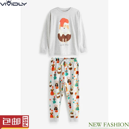 Next, детская рождественская весенняя осенняя пижама, 9 мес.